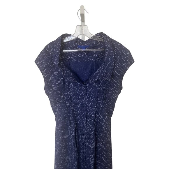 GapStudio Poplin Maxi Shirtdress Off Shoulder A Fit & Flare Silhouette - Picture 7 of 9